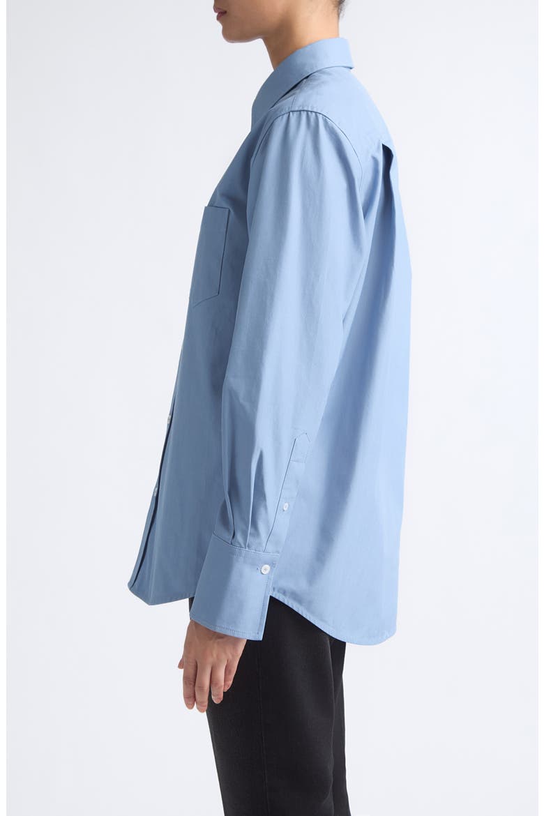 Perry Compact Oxford Button-Up Shirt, Alternate, color, OCEAN MIST