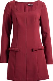 WAYF x Sara Walker Anna Long Sleeve Minidress