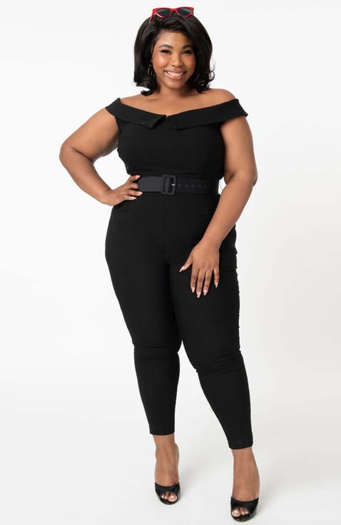 Plus Size Off Shoulder Gillian Jumpsuit