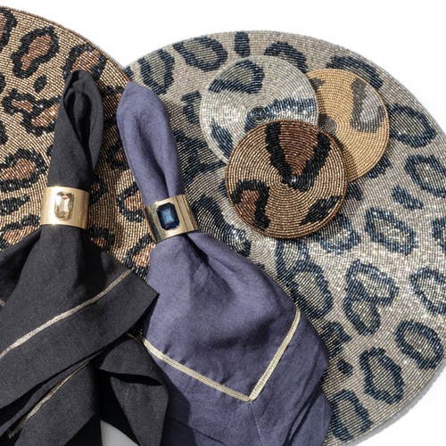 Joanna Buchanan Animal Print Coasters In Neutral