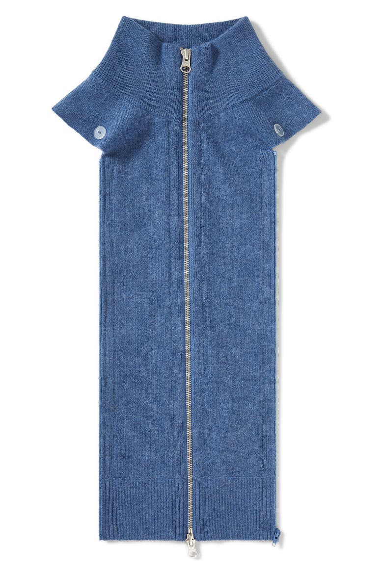 Uptown Merino Wool & Cashmere Dickey, Main, color, BLUE COAST MELANGE