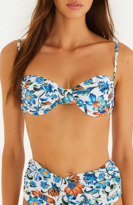 Flora Tile Bikini Top