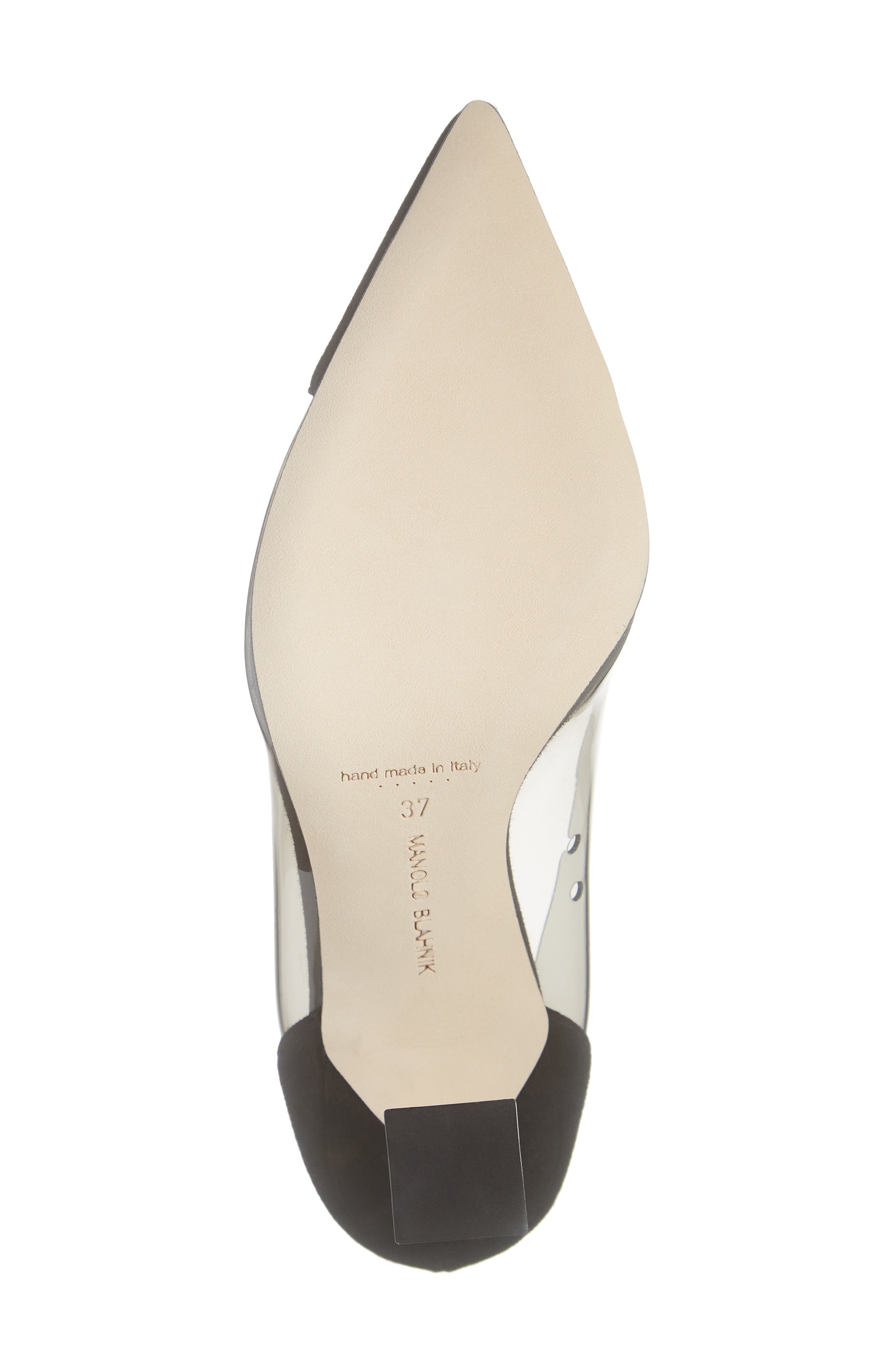 Pacharo Pointed Toe Pump, Alternate, color, BLACK/ DARK GREY