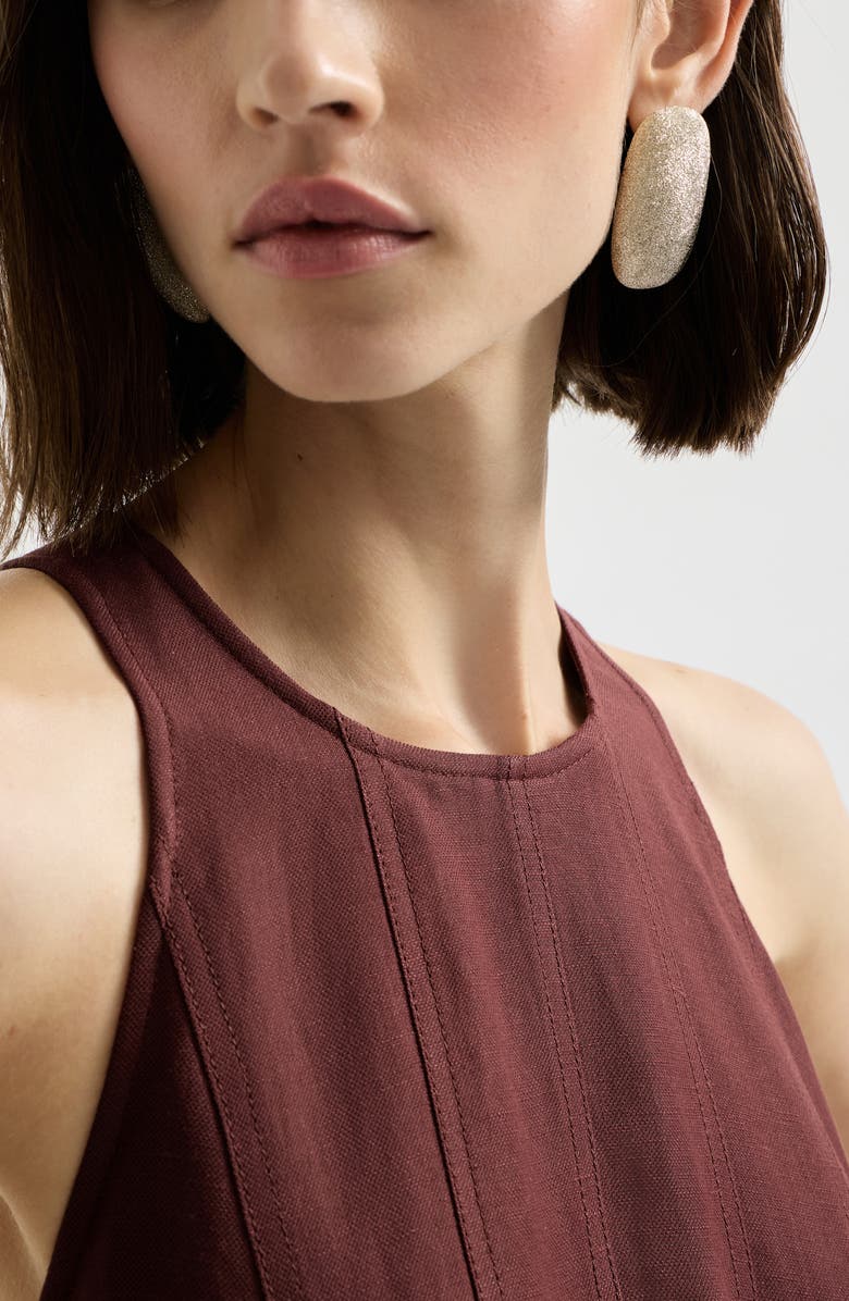 Brunello Cucinelli Fluid dress, Alternate, color, Bordeaux