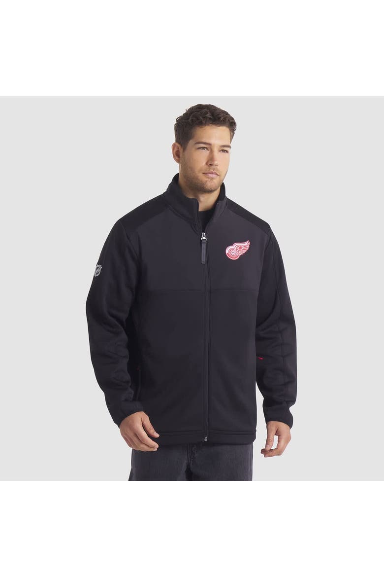 Men's Fanatics Black Detroit Red Wings Authentic Pro Rink Full-Zip Jacket, Main, color, Black