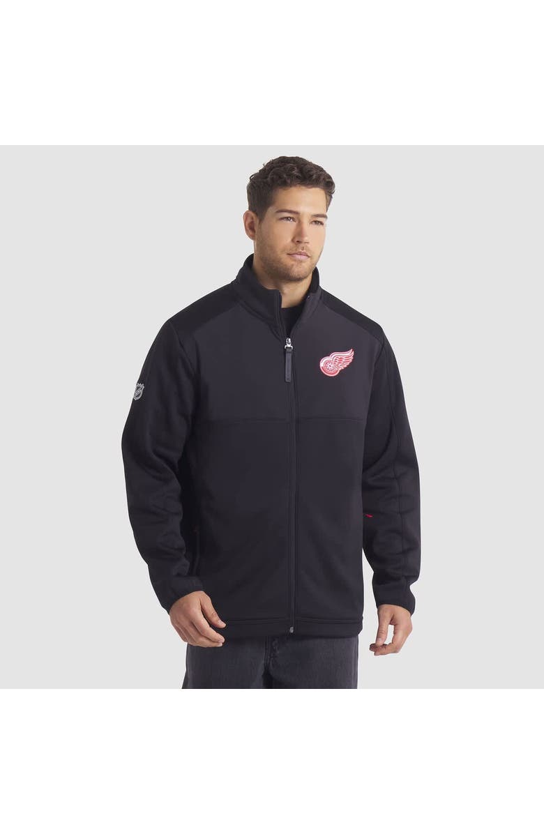 FANATICS Men's Fanatics Black Detroit Red Wings Authentic Pro Rink Full-Zip Jacket, Main, color, Black