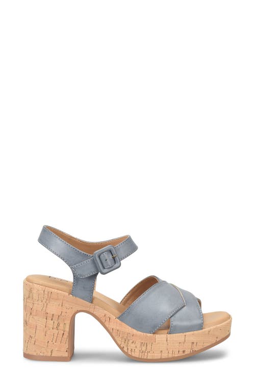 B O C By Børn Leight Platform Sandal In Light Blue