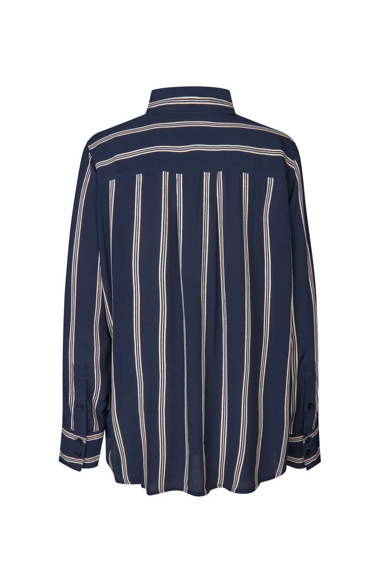Masai Copenhagen MaIrvela Striped Shirt, Alternate, color, Navy Blazer