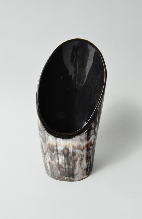 Maadili Collective Nestled Horn Wine Holder In Multi