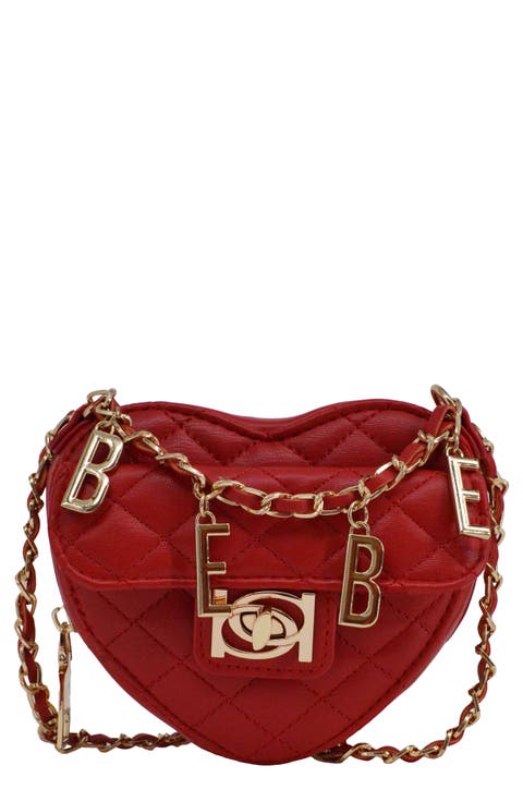 Solana Quilted Heart Crossbody Bag