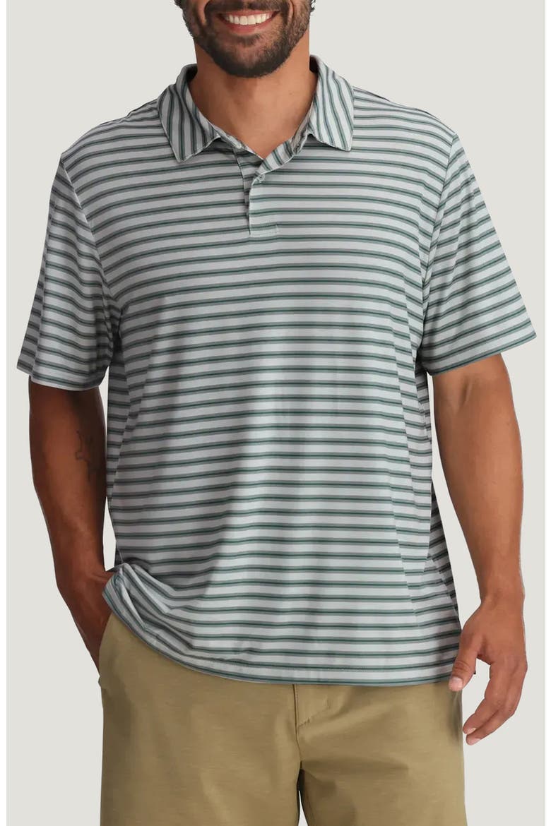 Elevate Polo, Main, color, SMOOTH SAILING STRIPE GREY