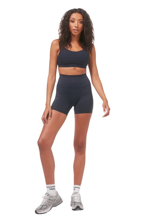 Hybrid Short High Waist 4"