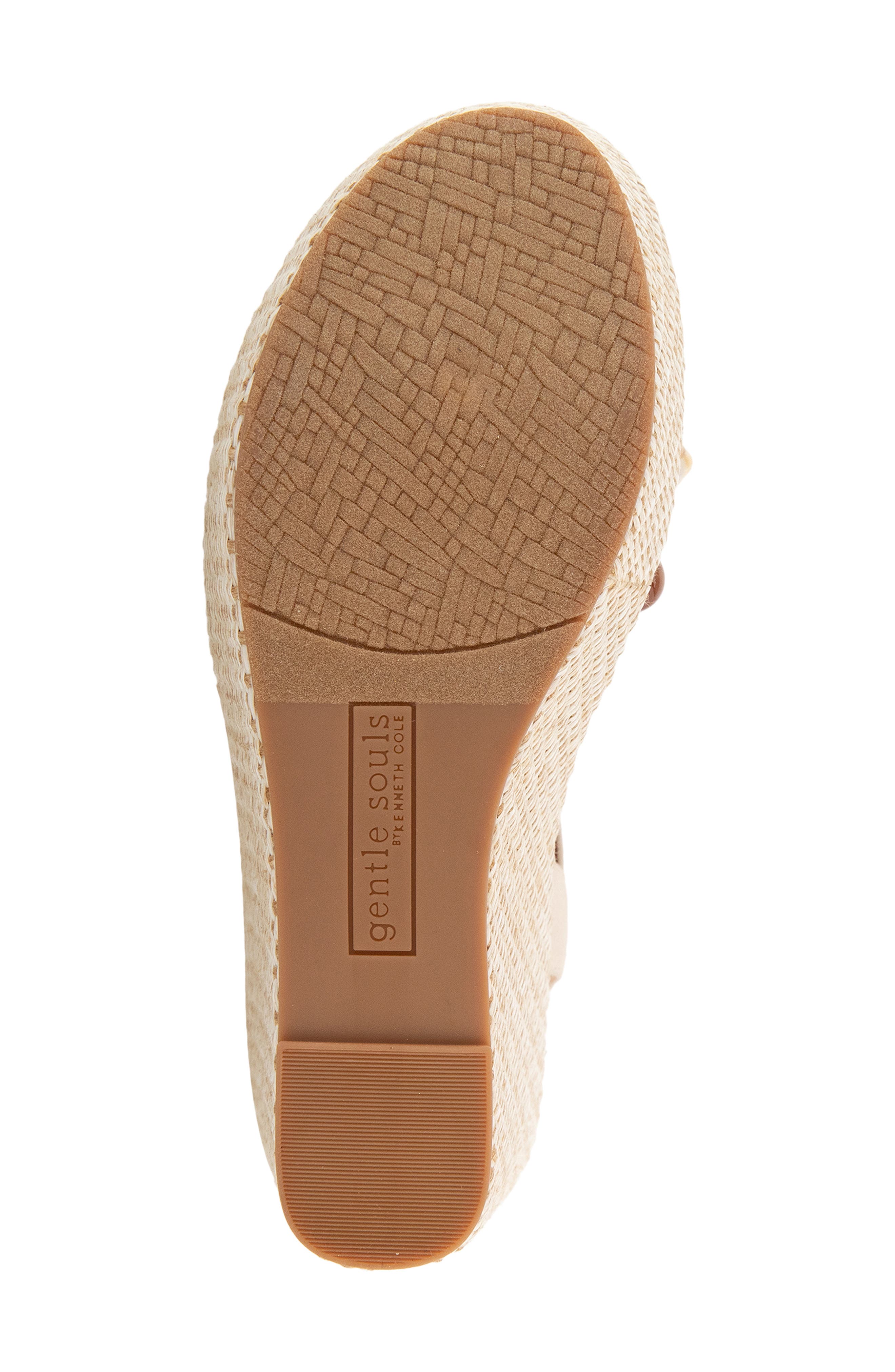 Nolina Woven Wedge Sandal, Alternate, color, STONE NUBUCK