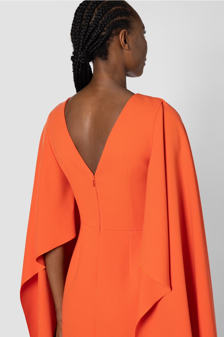 Iven Long Sleeved Maxi Dress, Alternate, color, Venetian Red