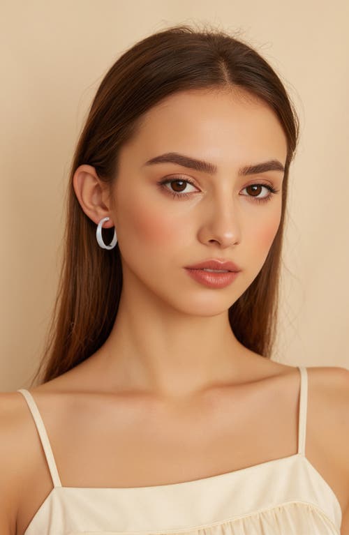 ETTIKA ETTIKA SIMPLE HOOP EARRINGS