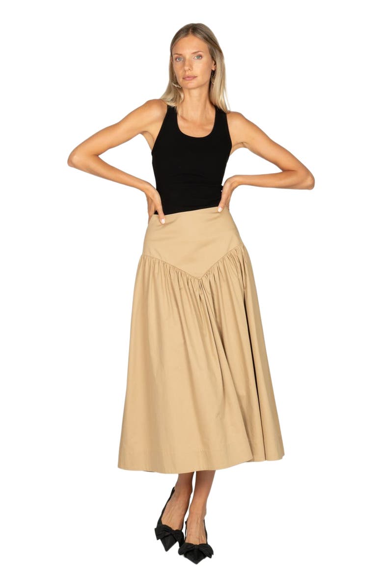 SECRET MISSION Elaya Skirt, Alternate, color, Sand