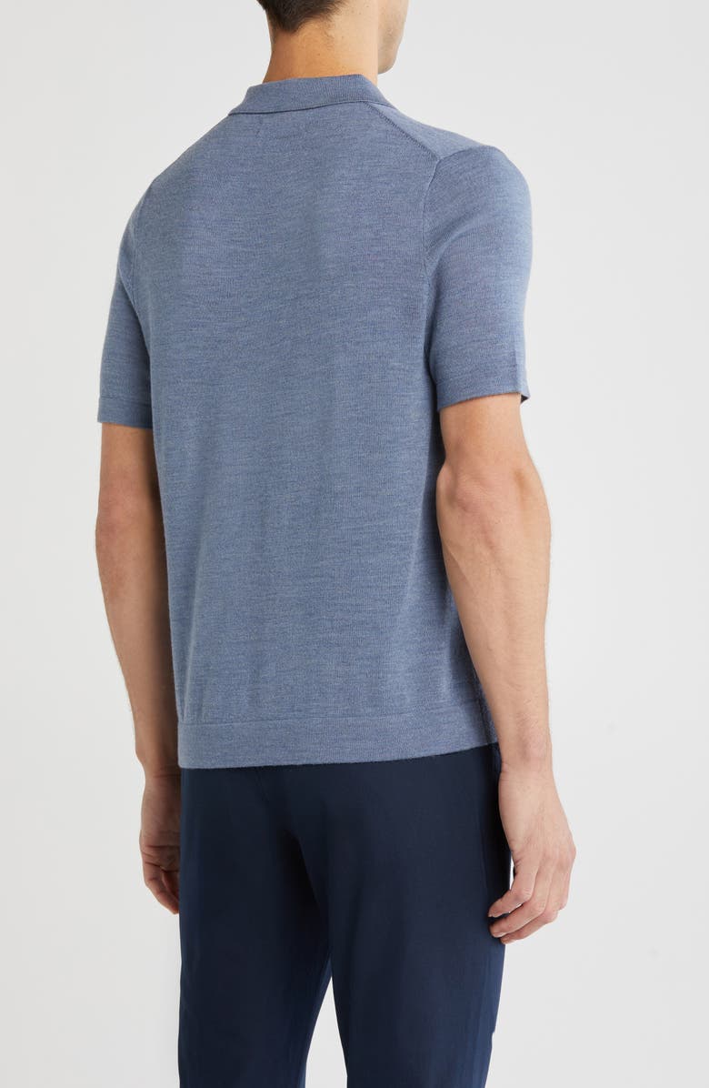 Nordstrom Merino Wool Polo, Alternate, color, Grey Folkstone Heather