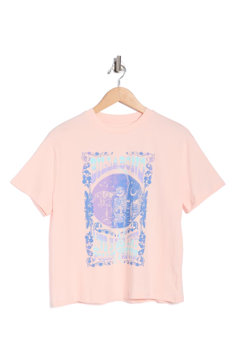 Billabong Walk with Me Graphic T-Shirt, Alternate, color, Blush