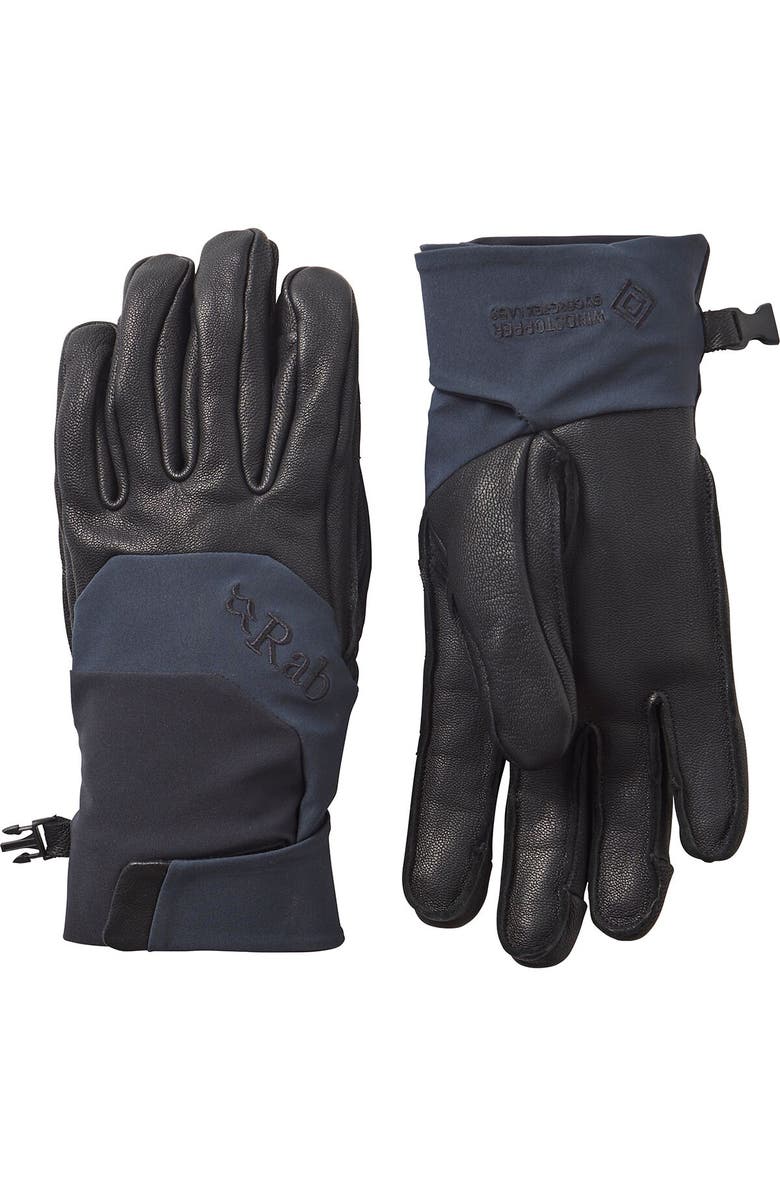Rab Khroma Tour Windstopper Glove, Alternate, color, Black