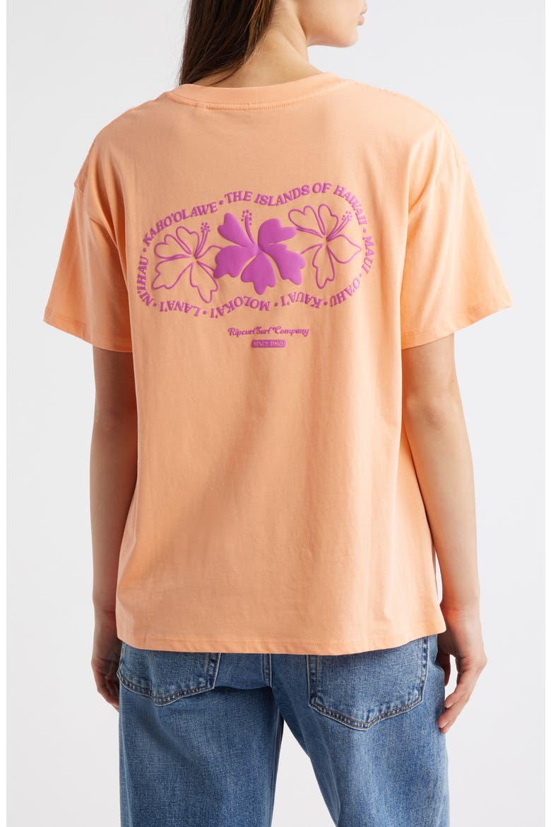 Topanga Canyon Graphic T-shirt, Alternate, color, PAPAYA HAWAII