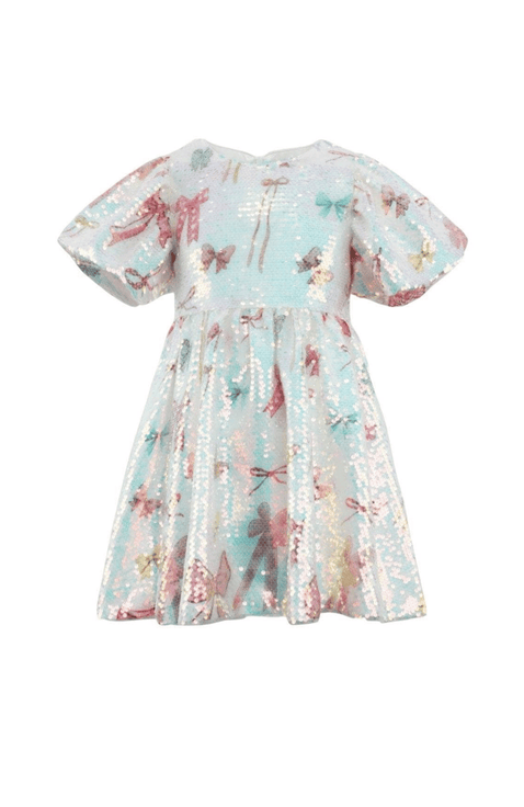 Pretty Bows Sequin Dress