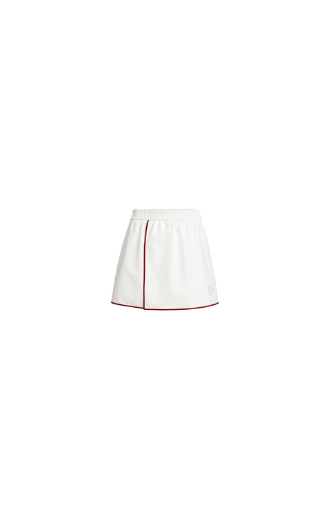 Mini skirt with logo
