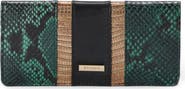 Brahmin Ady Croc Embossed Leather Wallet