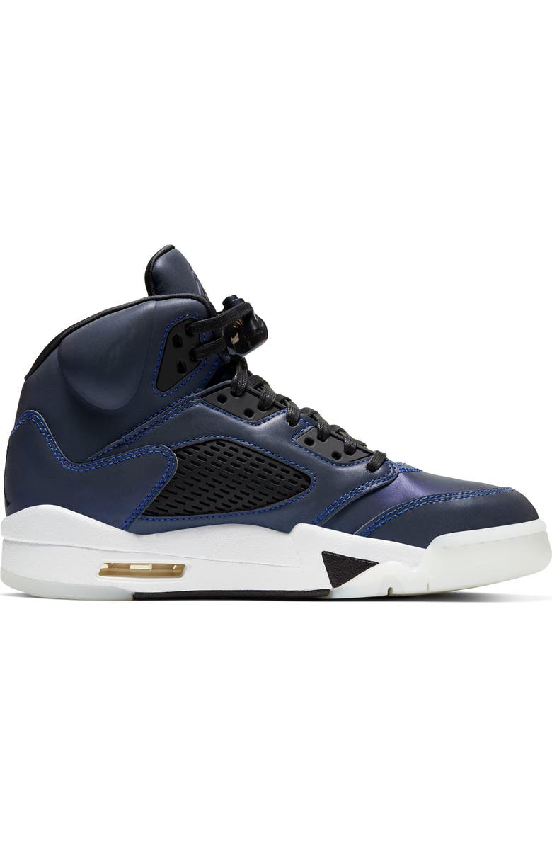 Jordan Nike Air Jordan 5 Retro Glow in the Dark Mid Top Sneaker, Alternate, color,