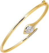 BY ADINA EDEN CZ Snake Head Bangle Bracelet