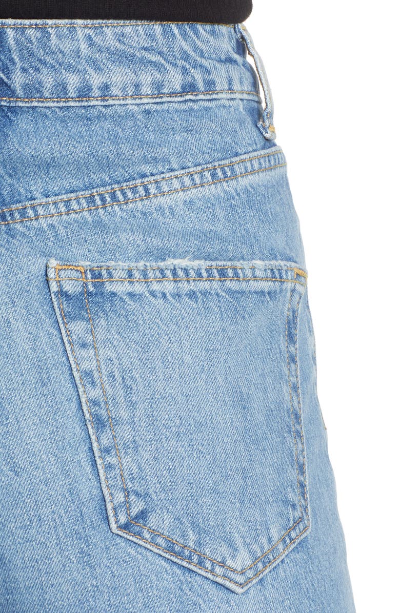 Topshop Crop Wide Leg Jeans, Alternate, color,