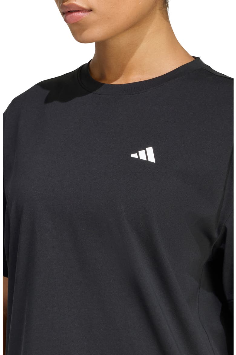 Power Essentials Workout Oversize T-Shirt, Alternate, color, BLACK