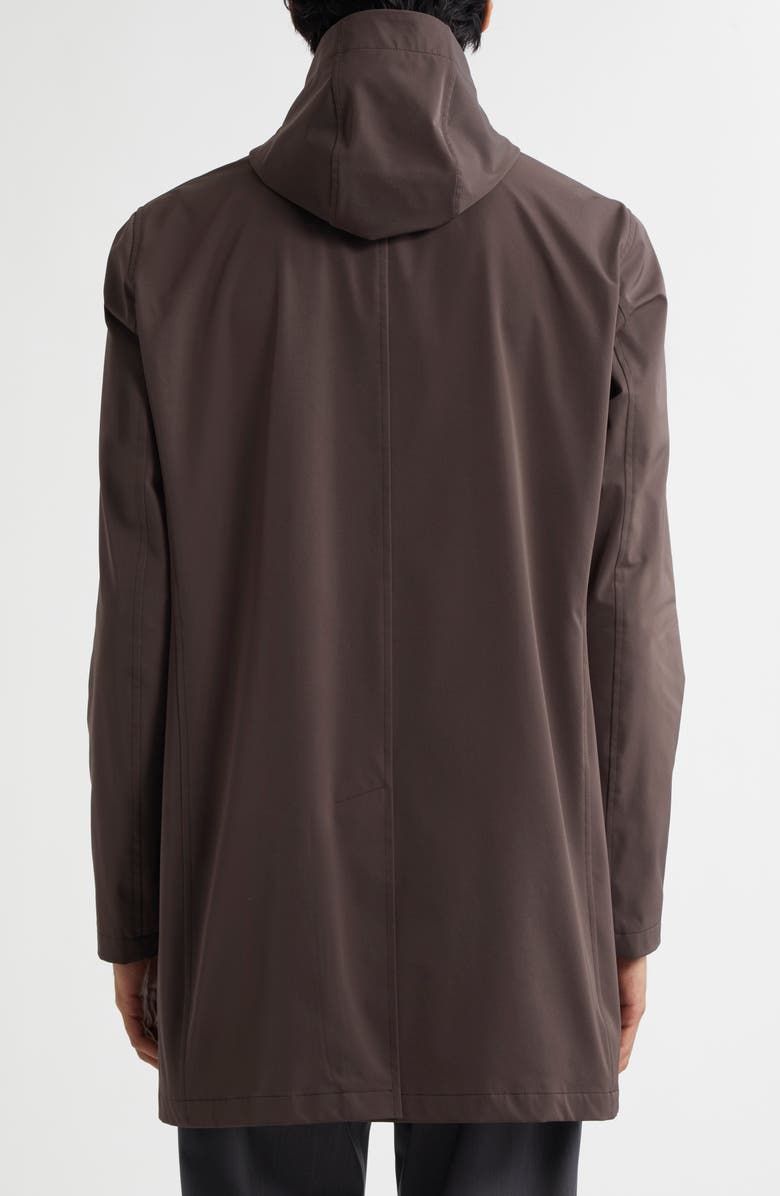 Herno Single Breasted Coat With Removable Hooded Bib, Alternate, color,