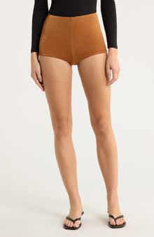 AFRM Yves Sparkle Jersey Micro Shorts