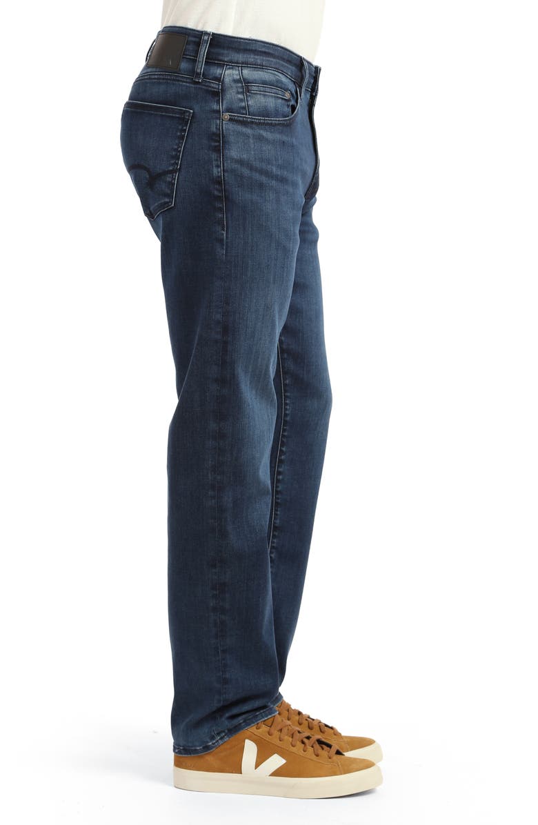Mavi Jeans Zach Straight Leg Jeans, Alternate, color, Dark Tonal Brushed Supermove