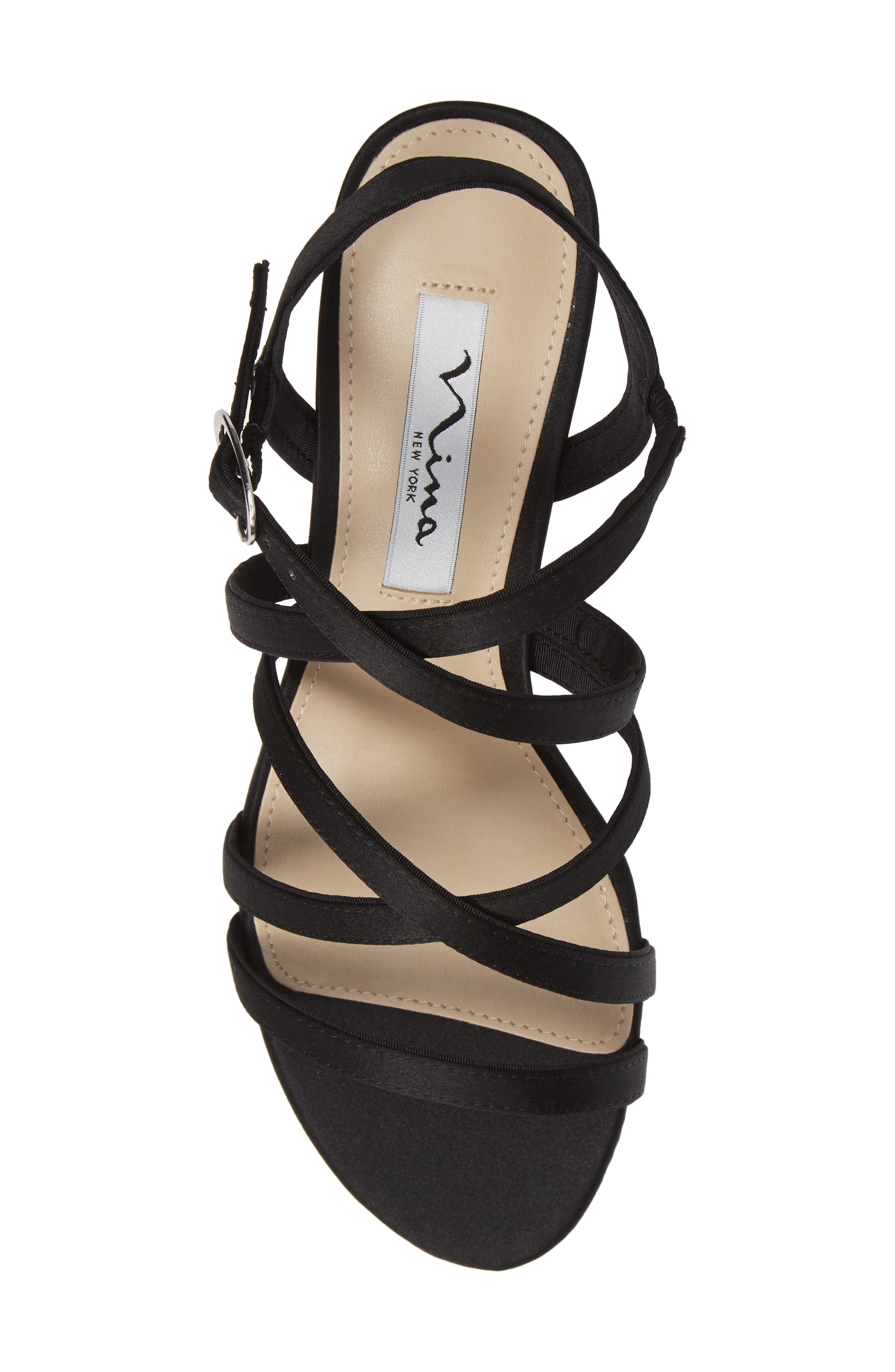 Nina Genaya Strappy Evening Sandal, Alternate, color, 