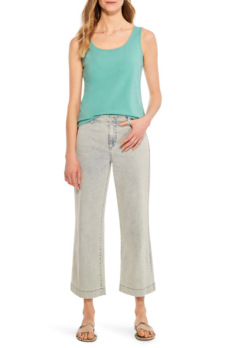 NIC+ZOE Perfect Shirttail Stretch Cotton Tank, Alternate, color, 