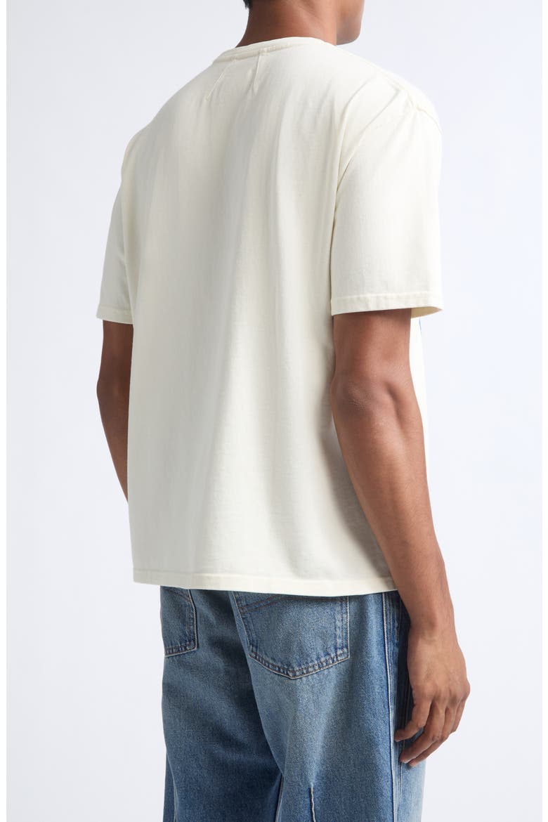 Trail of Dust Cotton Graphic T-Shirt, Main, color, VINTAGE WHITE/ BLUE