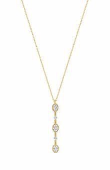 Bony Levy Aviva 18K Yellow Gold Diamond Vertical Bar Pendant Necklace - 0.30ct.