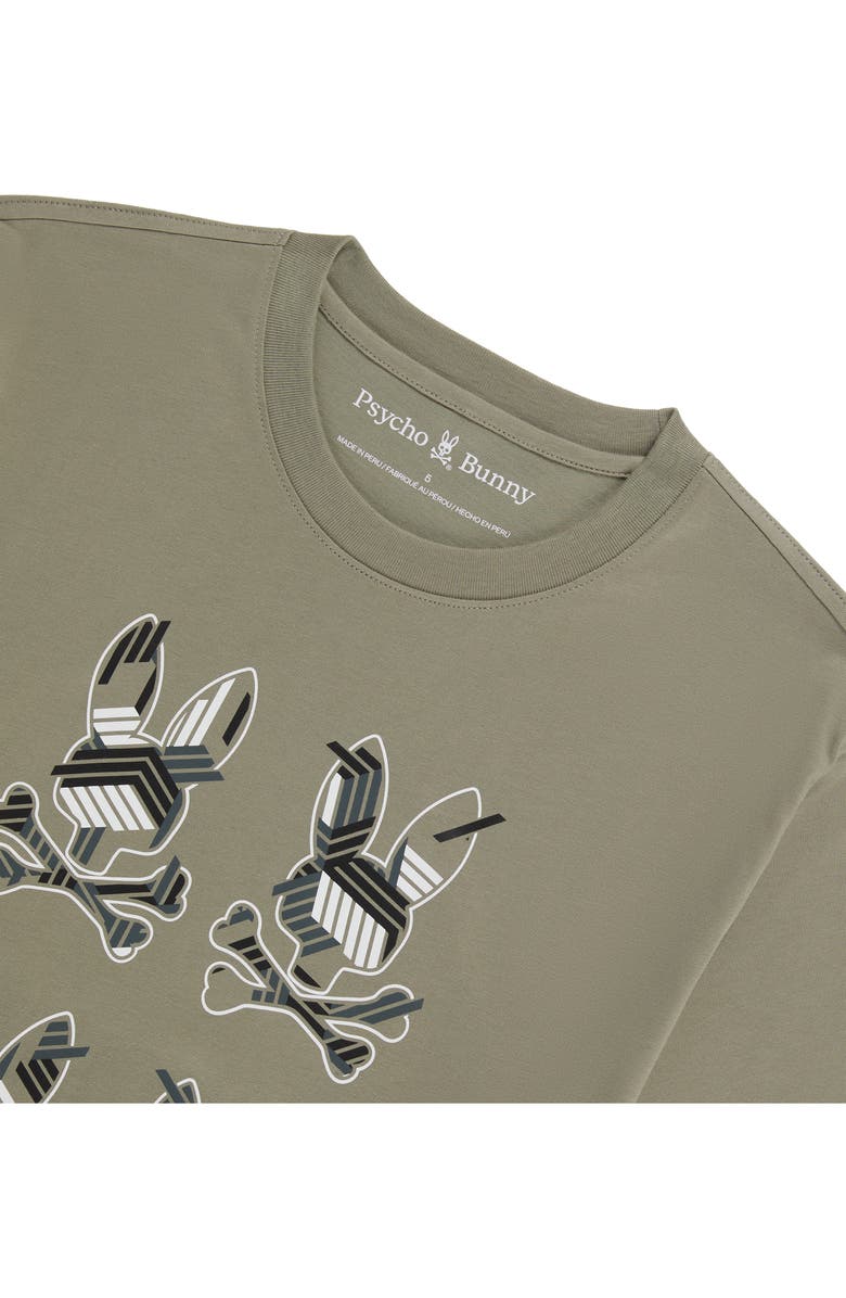 Psycho Bunny Plaza Graphic Tee, Alternate, color, 