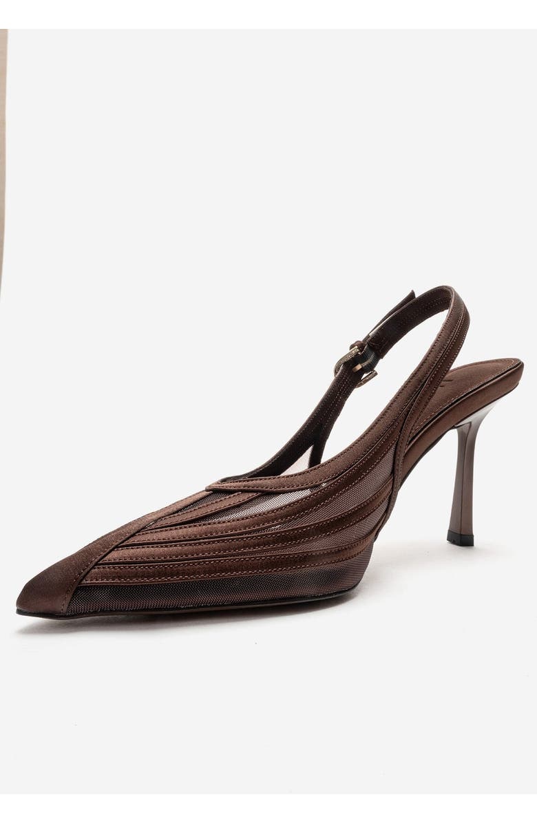Prologue Shoes Safira Stiletto Pump, Alternate, color, Brown