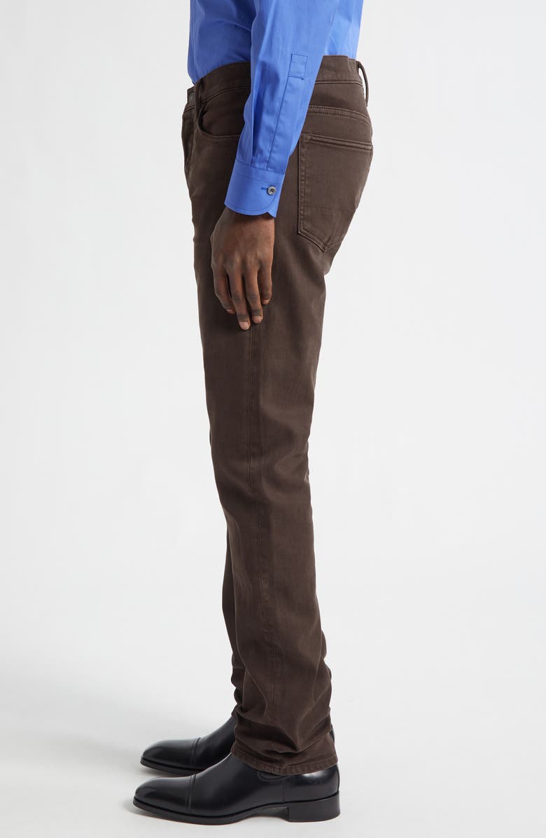 TOM FORD Western Corduroy Straight Leg Jeans, Alternate, color, Dark Chocolate