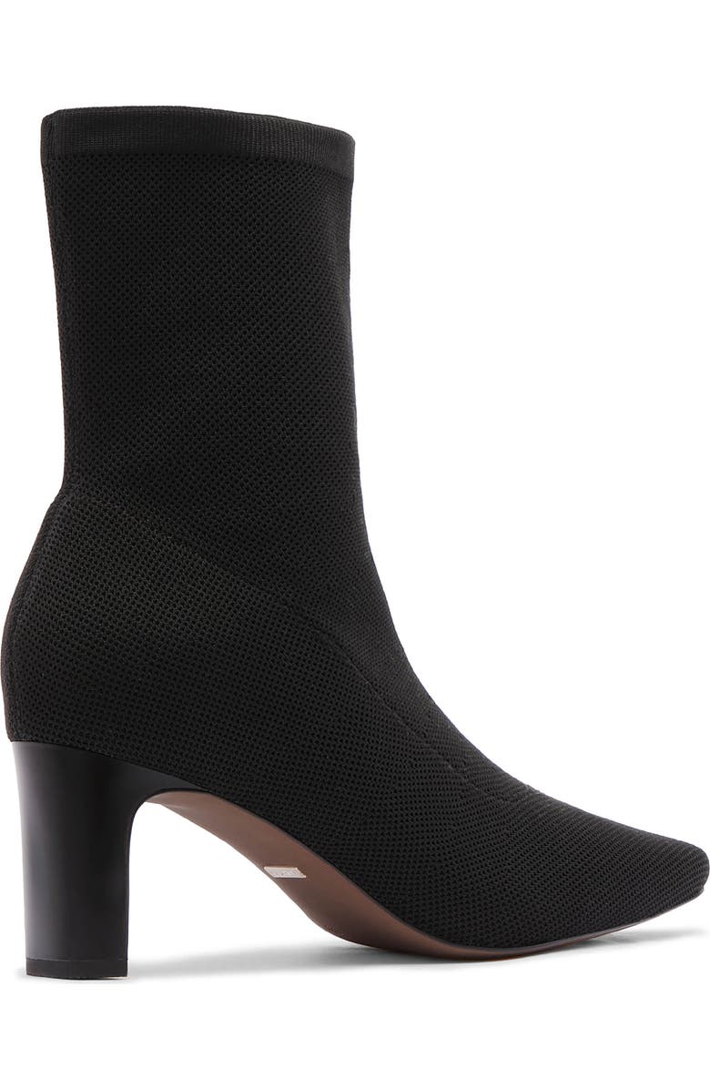 FRANKIE4 Melrose Stretch Knit Bootie, Alternate, color, Black Knit
