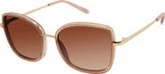 Isaac Mizrahi New York 55mm Square Sunglasses