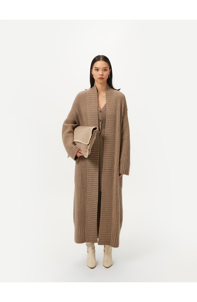 GOBI Mongolian Cashmere Open-Front Cashmere Cardigan, Alternate, color, 