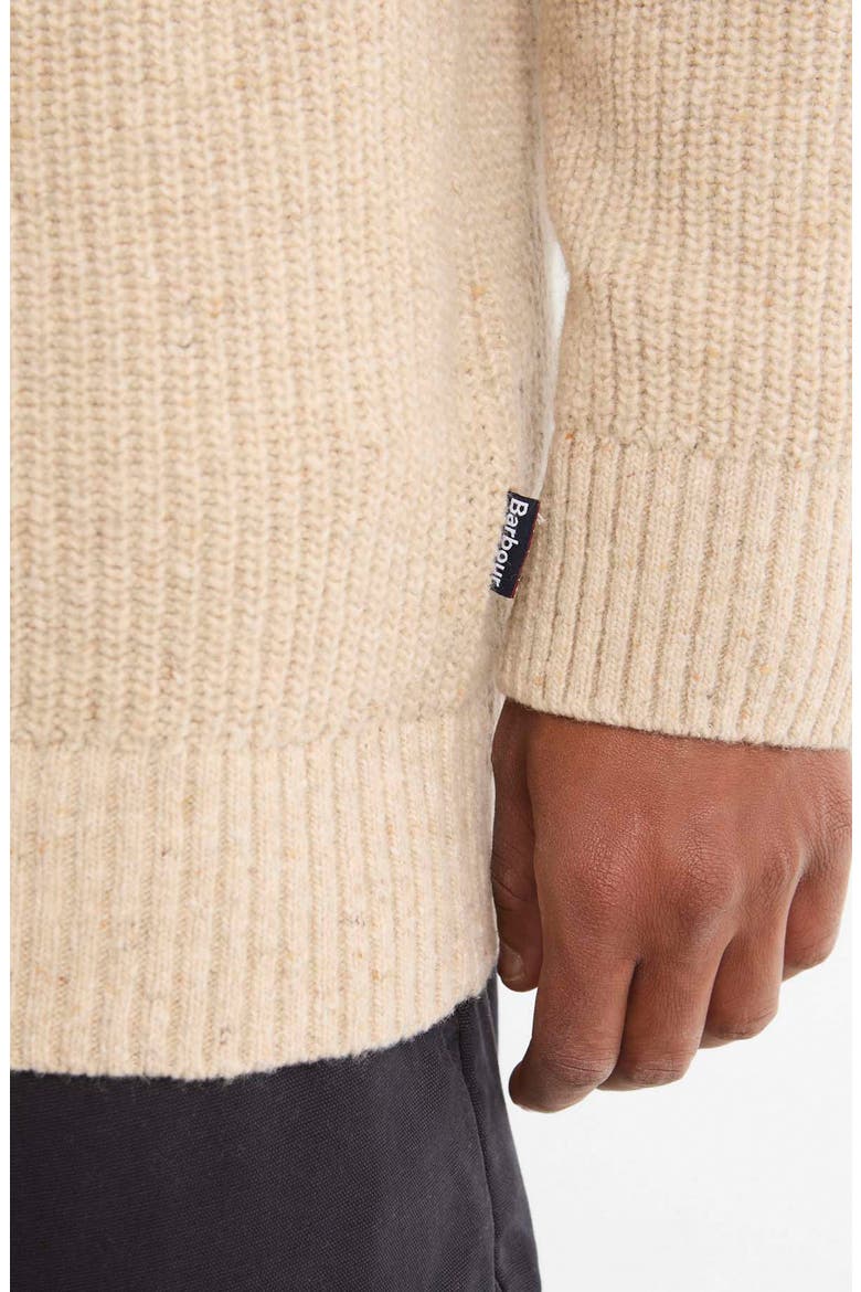 Essentials Fleck Shawl Collar Sweater, Alternate, color, PEARL