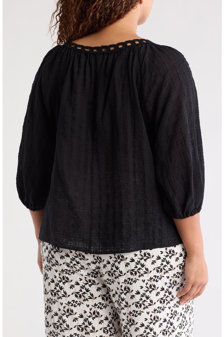 Cutout Top, Alternate, color, BLACK