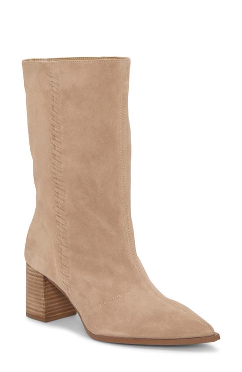 Lorrys Whipstitch Block Heel Boot (Women)