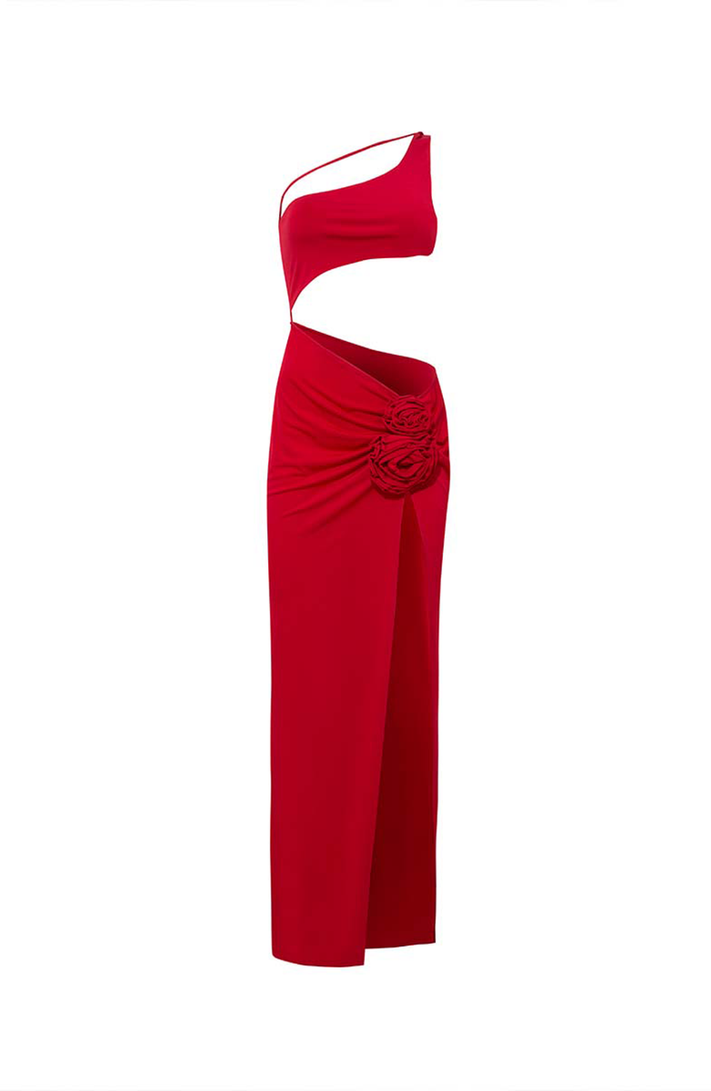 Luna B FLAME DRESS, Alternate, color, Red