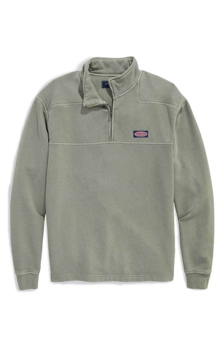 vineyard vines Shep Shirt<sup>®</sup> Quarter Zip Pullover, Main, color, Dune Grass