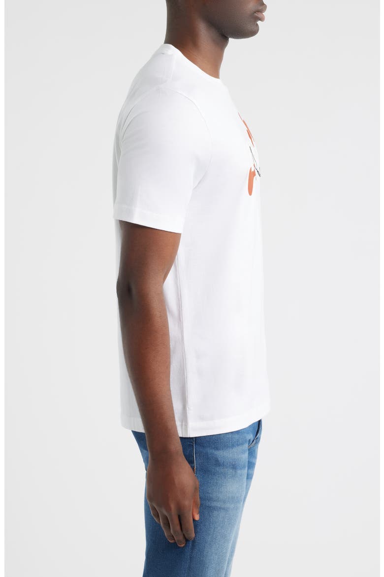 Thompson Embossed Logo Graphic T-Shirt, Alternate, color, WHITE